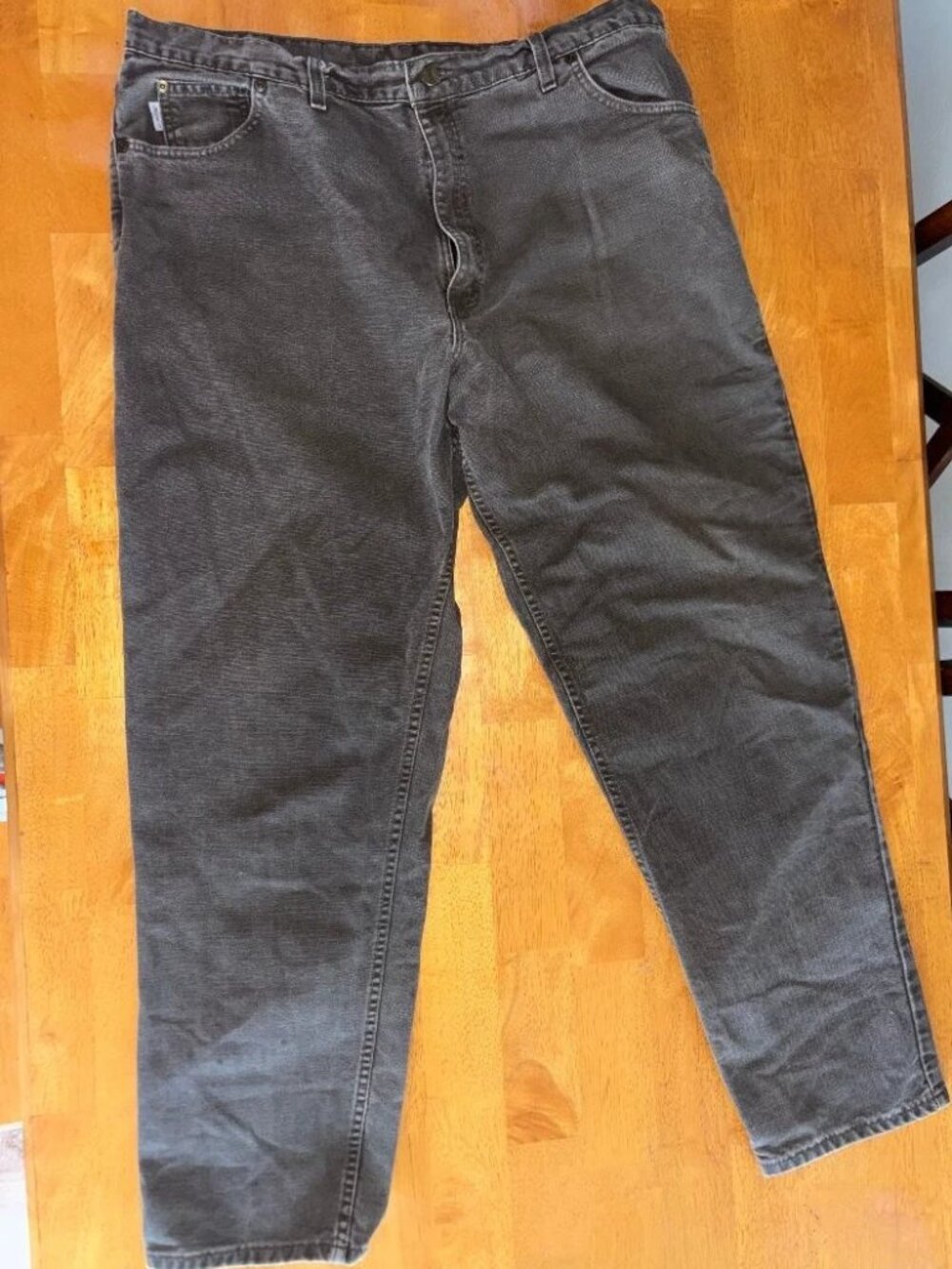 Carhartt Mens 42x34 Timber Brown Washed Duck Carpenter Relaxed Fit Pants B72 TMB